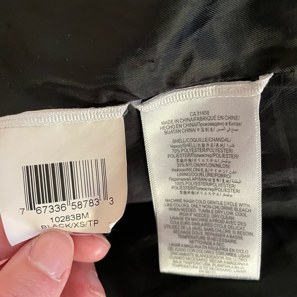 BCBG Convertible Rain Jacket with hide away hood - Picture 7 of 7